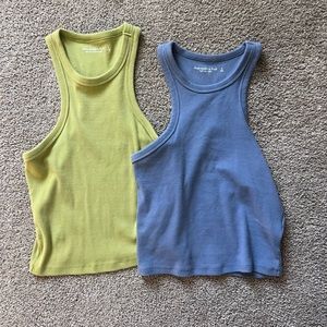Abercrombie & Fitch Racerback Cropped Tanks size Small